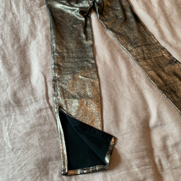 J Brand Gold Genuine Suede Pants 27 - Picture 5 of 10